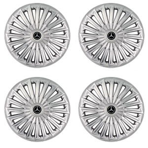 Set 4 capace roti Joy Negru R17 pentru gama auto Mercedes.