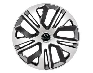 Set 4 Capace Roti, model 14 Inchi (R14) Raven Gri-Negru, Compatibile Cu SsangYong