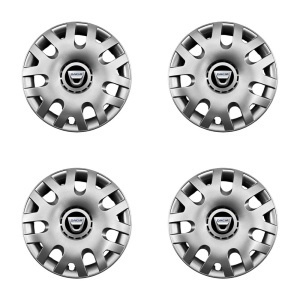 Set 4 capace roti potrivite jantelor de 14 inch (R14) compatibile Dacia, Model - 204 - Img 2
