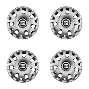 Set 4 capace roti potrivite jantelor de 14 inch (R14) compatibile Seat, Model - 204 - Img 2