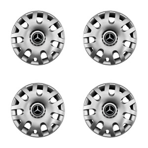 Set 4 capace roti potrivite jantelor de 14 inch (R14) compatibile Mercedes, Model - 204 - Img 2