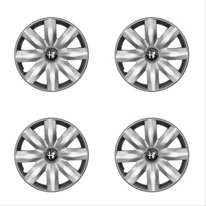Set 4 capace roti potrivite jantelor de 14 inchi (R14) compatibile Alfa Romeo, Model - 221 - Img 2