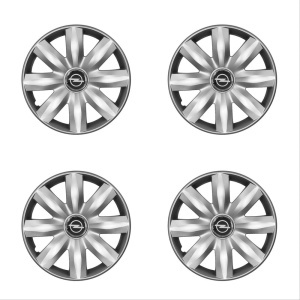 Set 4 capace roti potrivite jantelor de 14 inchi (R14) compatibile OPEL Astra,Corsa,Meriva,Tigra,Agila,Vivaro,Zafira,Combo,Vectra,Model-221 - Img 2