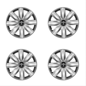 Set 4 capace roti potrivite jantelor de 14 inchi (R14) compatibile Toyota, Model - 221 - Img 2