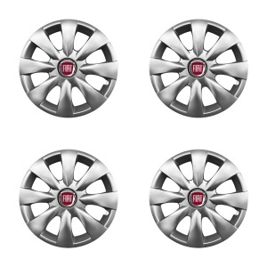 Set 4 capace roti potrivite jantelor de 15 inchi (R15) compatibile Fiat, Model - 316 - Img 2