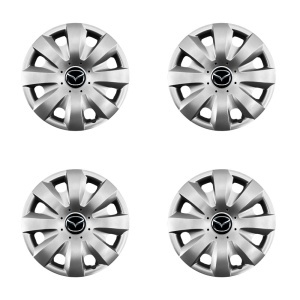 Set 4 capace roti potrivite jantelor de 15 inchi (R15) compatibile gama Mazda, model - 321 - Img 2