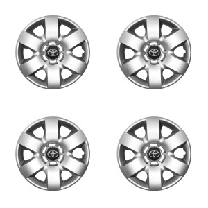 Set 4 capace roti potrivite jantelor de 15 inchi (R15) compatibile TOYOTA Auris,Corolla,Yaris,Celica,Hilux,Avensis,Model-310 - Img 2