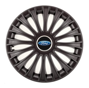 Set 4 Capace Roti, potrivite jantelor de R14, pentru Ford, model dino Negru - Img 1