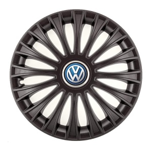 Set 4 Capace Roti, potrivite jantelor de R14, pentru Volkswagen, model dino Negru