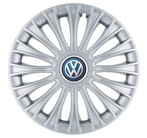 Set 4 Capace Roti, potrivite jantelor de R14, pentru Volkswagen, model dino cromat