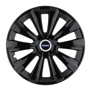Set 4 Capace Roti, potrivite jantelor de R14, pentru Volvo, model delta negru - Img 3