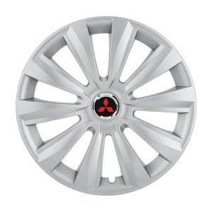 Set 4 Capace Roti, potrivite jantelor de R16, pentru Mitsubishi, model delta cromat - Img 3