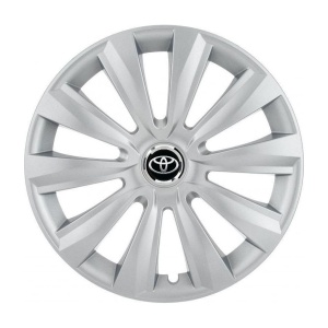 Set 4 Capace Roti, potrivite jantelor de R16, pentru Toyota, model delta cromat - Img 3