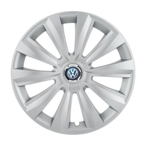 Set 4 Capace Roti, potrivite jantelor de R16, pentru Volkswagen, model delta cromat - Img 3