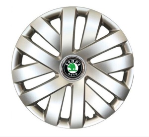 Set 4 Capace Roti R14, Potrivite Jantelor de 14 inch, Pentru Skoda, Model 216