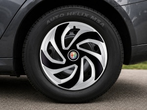 Set 4 capace roti Rex Gri-Negru R15 Compatibil Cu Alfa Romeo - Img 3