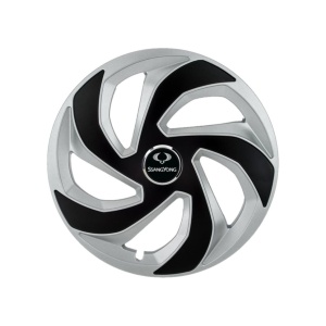 Set 4 capace roti Rex Gri-Negru R15 pentru gama auto SaangYong - Img 3