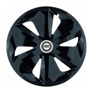Set 4 Capace Roti Roco Negru R16, pentru Fiat - Img 3