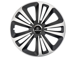 Set 4 Capace Roti Terra Gri-Negru R15, Compatibil Cu Lexus