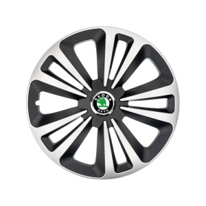 Set 4 Capace Roti Terra Gri-Negru R15 Compatibil Cu Skoda - Img 3