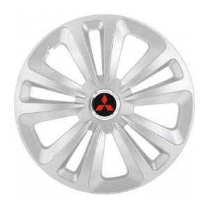 Set 4 Capace Roti Terra Gri R15 pentru Mitsubishi - Img 3