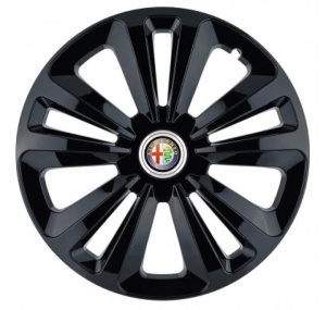 Set 4 Capace Roti Terra Negru R14, pentru Alfa Romeo