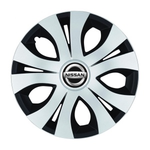 Set 4 Capace Roti Top Gri-Negru R14, Compatibil Cu Nissan - Img 3