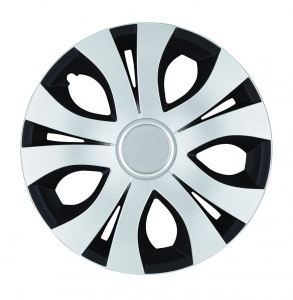 Set 4 Capace Roti Top Gri-Negru R15