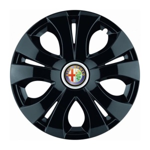 Set 4 Capace Roti Top Negru R15, Compatibil Cu Alfa Romeo - Img 3