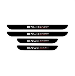 Set 4 stickere protectie praguri pentru Renault Sport - Img 2