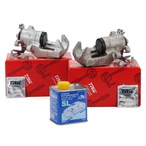 Set Etrier Frana Spate Dreapta+Stanga Trw Volkswagen Eos 2006-2015 BHN318+BHN317+Lichid Frana Ate Dot 4 SL 0.5L 03.9901-5801.2