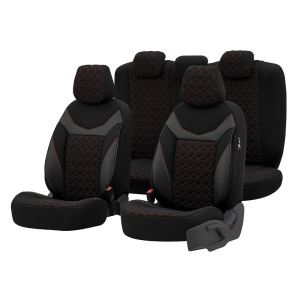 SET HUSE SCAUN SAPPHIRE ROSU