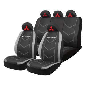 Set Huse Scaune Universale HLX3 Compatibile cu Mitsubishi – Negru/Gri