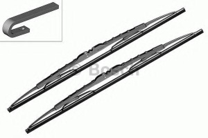 Set stergatoare Bosch ECO, pentru parbriz 45 cm si 45 cm, pentru prindere clasica (carlig)