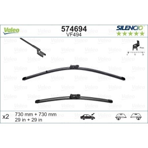Set Stergatoare Valeo Silencio X.Trm 730/730 Mm Vf494 - Img 3
