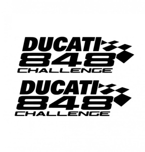 Set Sticker Ducati 848 15cm, Creative Rey®