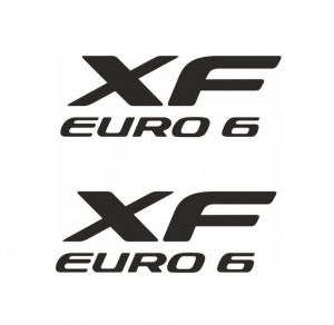 Set stickere DAF XF Euro 6 20 cm, Creative Rey®