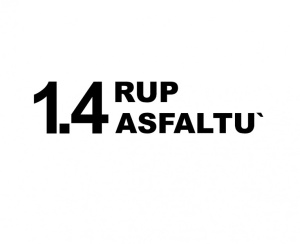 Sticker 1.4 Rup Asfaptu 15 cm, Creative Rey®