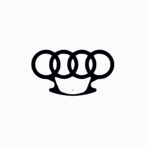 Sticker Audi Hit 15x8.3 cm, Creative Rey®