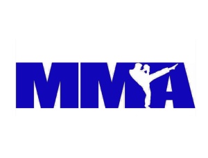 Sticker Auto "MMA" 20x5 cm, albastru