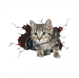 Sticker Cat 15 cm, Creative Rey®