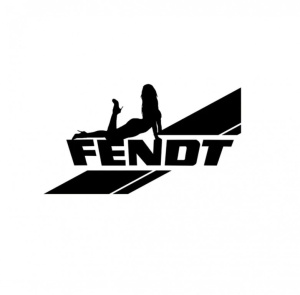 Sticker Fendt women 15 cm, Creative Rey®