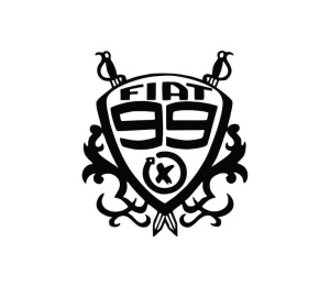 Sticker Fiat 99 15x13.5 cm, Creative Rey®