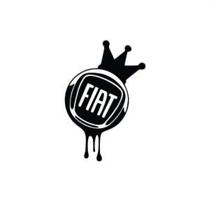 Sticker Fiat King 12x8 cm, Creative Rey®