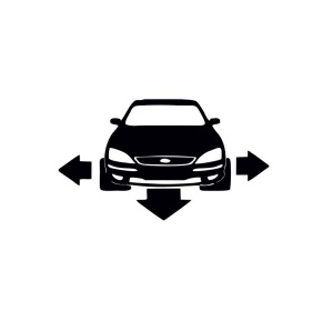 Sticker Ford Front 15x8.6 cm, Creative Rey ®