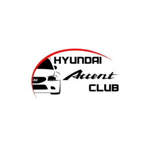 Sticker HYUNDAI ACCENT CLUB 15x8.1 cm, Creative Rey®