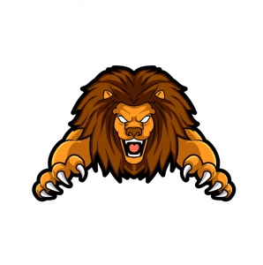 Sticker Leu 15cm, Creative Rey®
