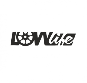 Sticker Low Life 15 cm, Creative Rey®
