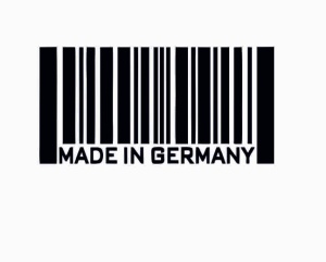 Sticker Made In Germany 15x7.5 cm, Creative Rey®