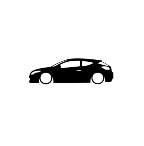 Sticker MEGANE 3 COUPE 20x6.1 cm, Creative Rey®
